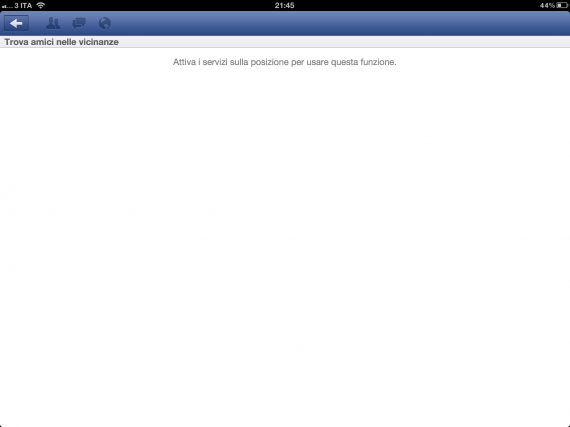 Facebook introduce la nuova feature “Trova amici nelle vicinanze” alla propria applicazione
