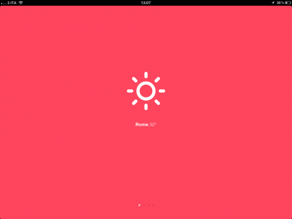 Sun, un’interessante web app minimalista per il meteo su iOS