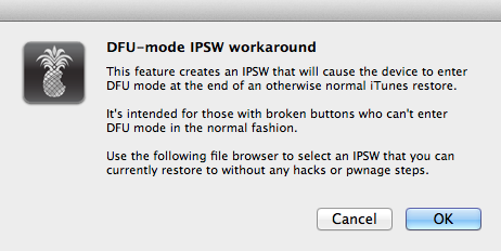 L’ultima versione di Redsn0w funziona senza problemi su OS X Mountain Lion