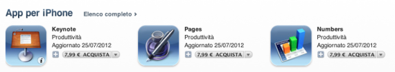 Apple aggiorna Keynote, Pages e Numbers con il supporto ad iCloud