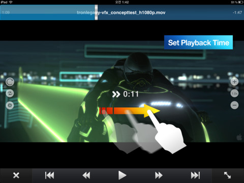 nPlayer, un player mutltimediale con semplice interfaccia ed interessanti comandi touchscreen