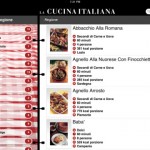 Le ricette regionali italiane arrivano su iPad