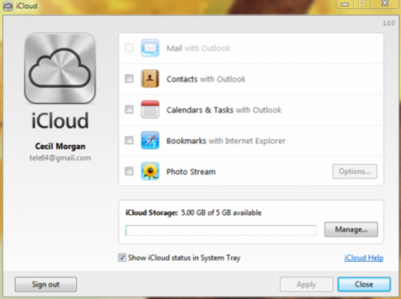 Apple rende disponibile agli sviluppatori la nuova versione del Pannello di Controllo iCloud per Windows