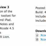 Disponibile Xcode 4.5 Developer Preview 3