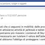 Hai un iPad con jailbreak? Allora niente Sky Go!