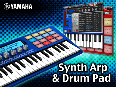 Synth Arp & Drum Pad di Yamaha: un’app per creare arpeggi e ritmi su iPad