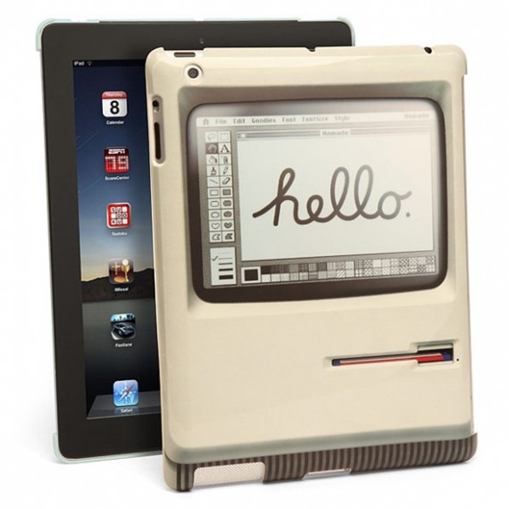 Un case per iPad in stile Macintosh
