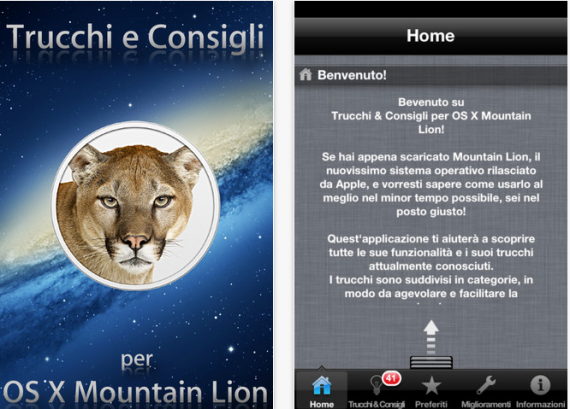 Scopri Mountain Lion con un’app gratuita per iPad