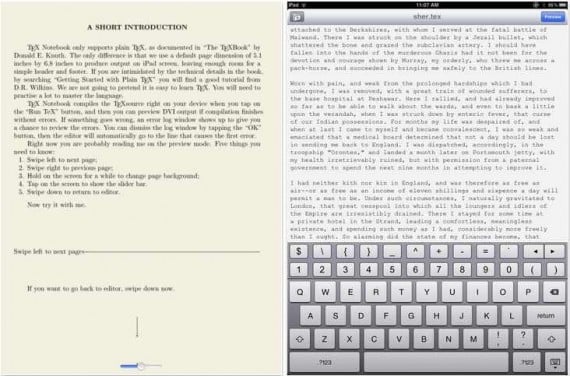 Tex Notebook, per scrivere e compilare testi in TeX direttamente da iPad