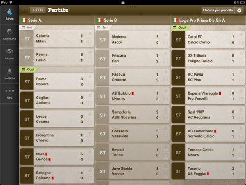 Live Score Addicts si aggiorna ed arriva anche su iPad!