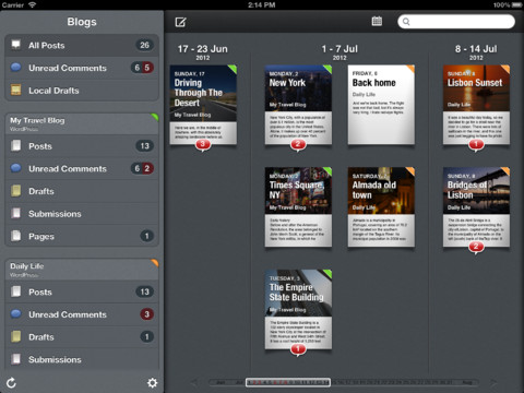 Posts, una nuova ed interessante applicazione dedicata ai blogger che utilizzano l’iPad come strumento di lavoro