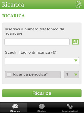 Ricarica Easy 3: l’app ufficiale per ricaricare i vostri numeri H3G direttamente dall’iPad