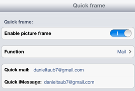 Personalizza le funzioni del pulsante “Slideshow” della schermata di blocco con Quick Frame – Cydia