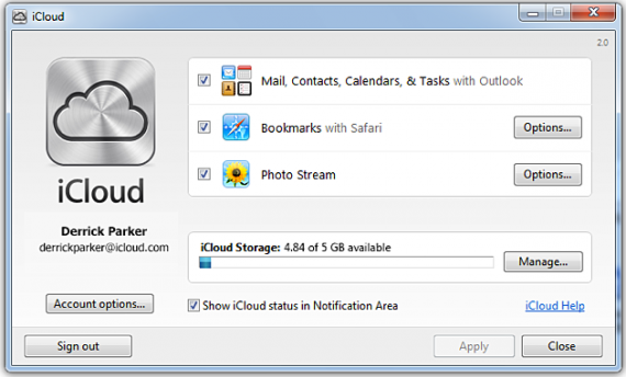 Disponibile al download la versione 2.0 del Pannello di Controllo iCloud per Windows
