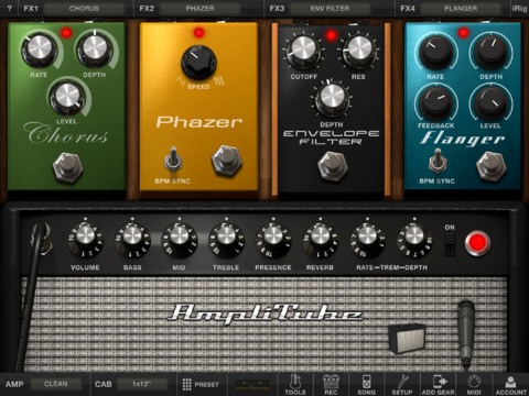 AmpliTube per iPad si aggiorna ed introduce nuovi amplificatori e pedali