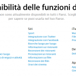 Apple pubblica una lista delle nazioni in cui saranno disponibili le specifiche funzionalità di iOS 6