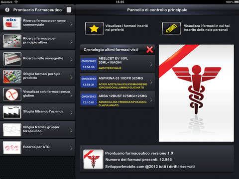 I farmaci direttamente su iPad con Farmaci – Prontuario Completo – VideoRecensione