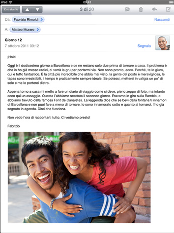 Utilizzare i gruppi e-mail con l’applicazione nativa di iOS