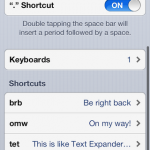 iOS 6: le abbreviazioni della tastiera si sincronizzano automaticamente con iCloud
