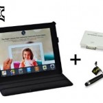 Angolo del Risparmio:  custodia per nuovo iPad ultra-slim in pelle + LEICKE Camera Connection Kit e Pennino Touch-Screen al prezzo di 39€