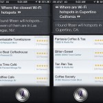 Siri ti aiuta a trovare anche l’Hotspot Wi-Fi più vicino