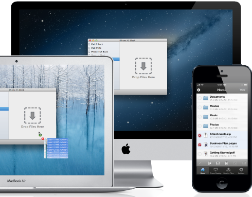 Con File Transfer puoi condividere i file tra Mac/PC e iPad