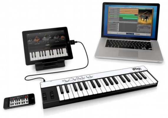 La tastiera MIDI iRig Keys è disponibile per iPad