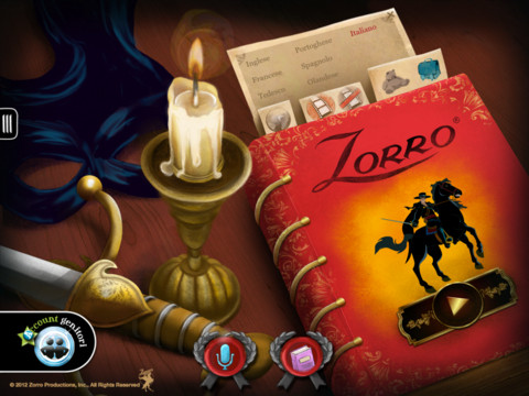 Su iPad arriva il libro dedicato a Zorro
