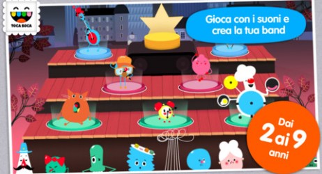 I bimbi imparano giocando con Toca Band
