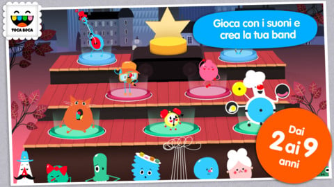 I bimbi imparano giocando con Toca Band