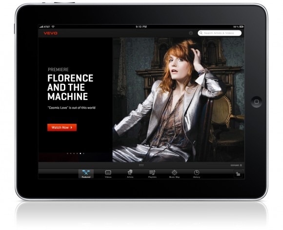VEVO HD, la famosa app di video musicali ora disponibile su iPad anche in Italia