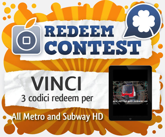 Vinci 3 codici redeem per All Metro and Subway HD [CODICI INVIATI]