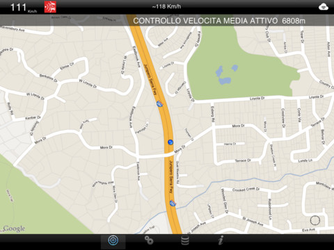 Segnalazione autovelox su iPad con Autovelox Social Pro