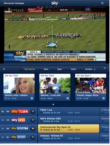 Sky Go: in arrivo i contenuti on Demand su iPad!