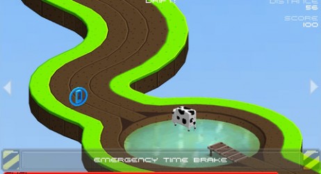 Cubed Cow Racer: Cubed Rally Redline con le mucche