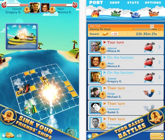 Battlefriends at sea: battaglia navale online