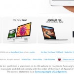 Apple modifica il messaggio di scuse per Samsung… nascondendolo!