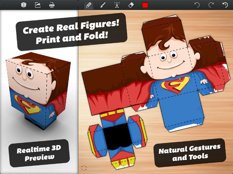 Foldify: l’app che consente di creare da iPad simpatiche figure 3D da ritagliare e incollare