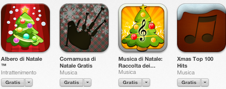 App Store e le app per il Natale