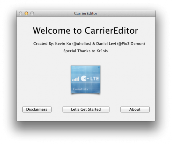 CarrierEditor, il programma per Mac per modificare il logo operatore su iPad (anche senza jailbreak)