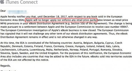 iBookstore: Apple sospende in Europa la clausola “Most Favored Nation”