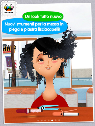 Disponibile su App Store Toca Hair Salon 2