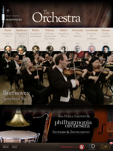 L’orchestra, una fantastica applicazione dedicata alla musica classica