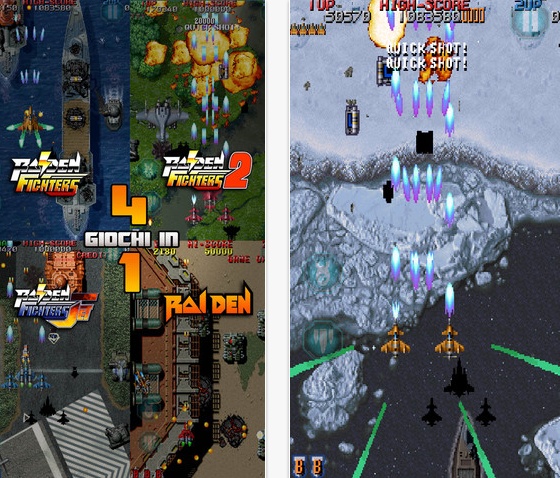 Raiden Legacy: uno shooter arcade 4in1