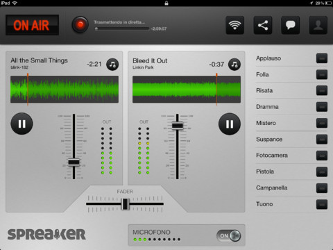 Spreaker DJ, l’app gratuita per mixare, registrare e trasmettere radio e podcast
