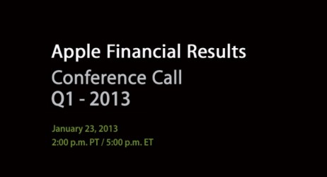 Il 23 gennaio si terrà la prima conferenza fiscale Apple dell’anno