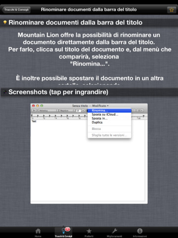 Scopri tutti i segreti di OS X Lion e Mountain Lion tramite iPad