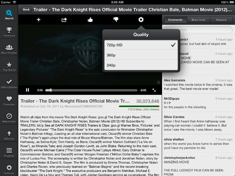 TubeExplorer, il client gratuito YouTube per iPad ora in offerta gratuita
