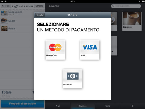 Con SumUp puoi accettare pagamenti elettronici tramite iPad