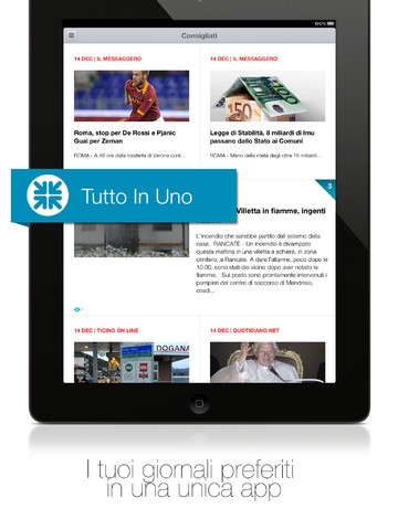 Newscron lancia la prima versione nativa per iPad